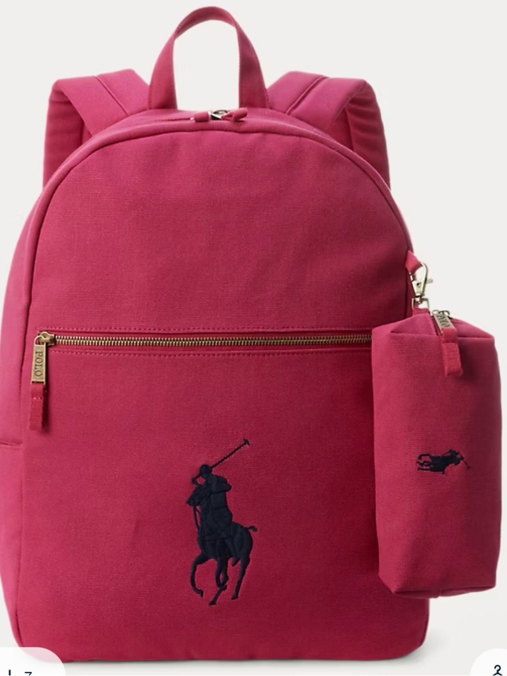 RALPH LAUREN KIDS
Canvas Polo Pony Backpack